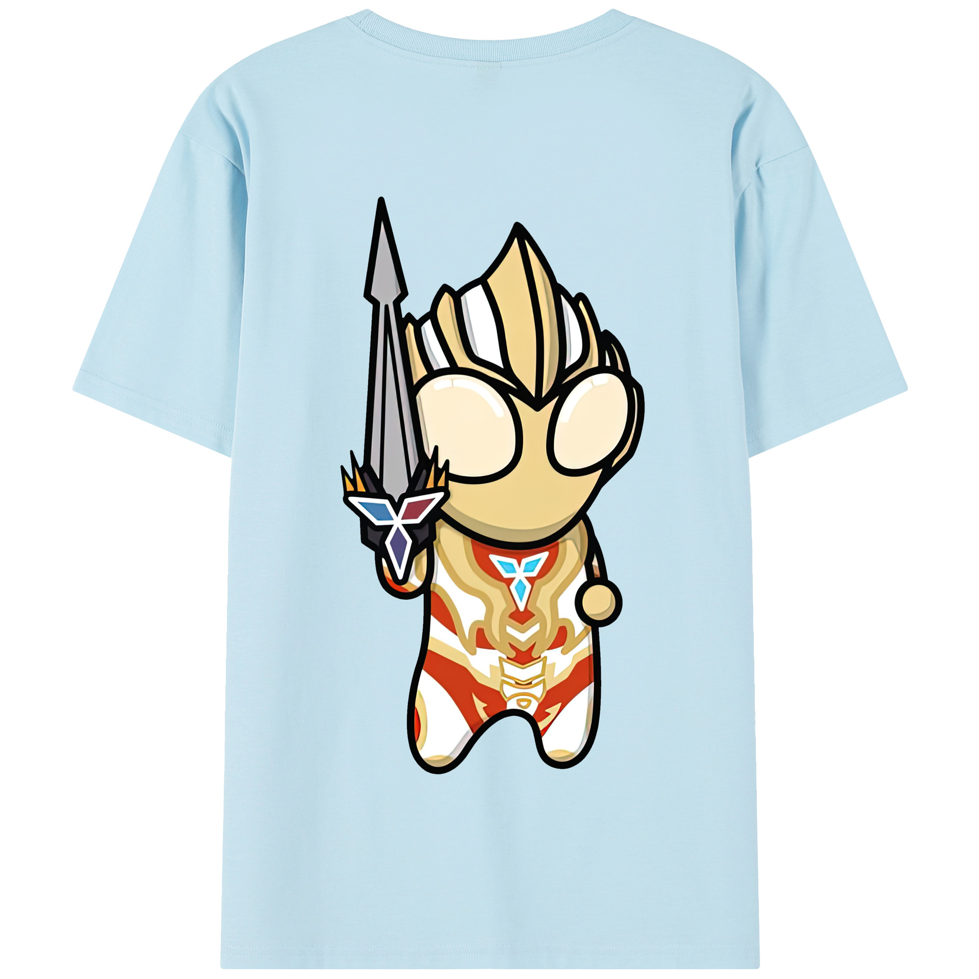 （画像用） ウルトラマン Ultraman 綿100％半袖Tシャツ（背面プリント）